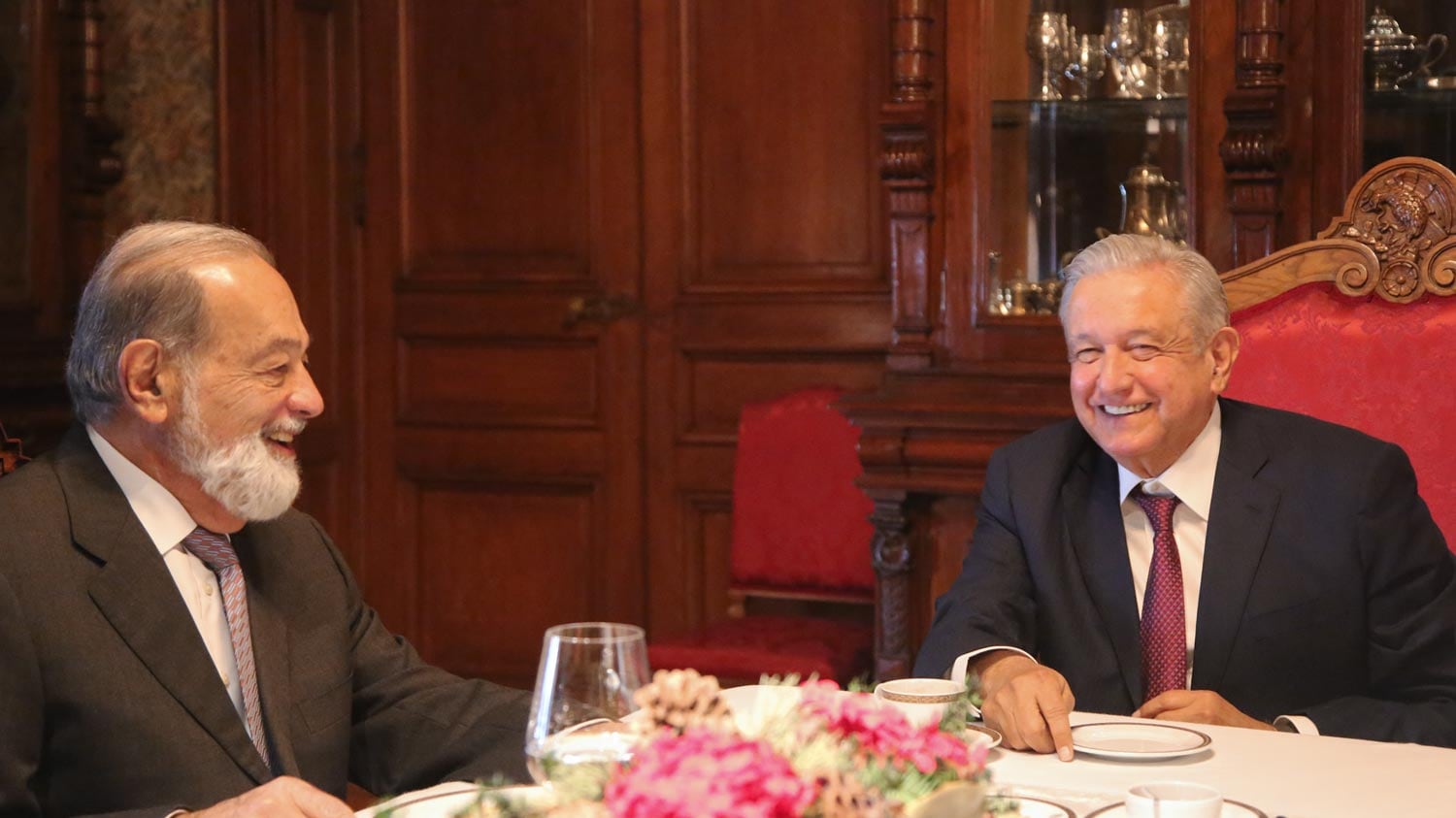 Carlos Slim y Claudia Sheinbaum