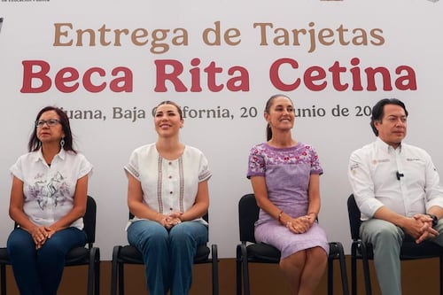 Claudia Sheinbaum y Marina del Pilar benefician a miles de estudiantes con becas y nueva infraestructura educativa