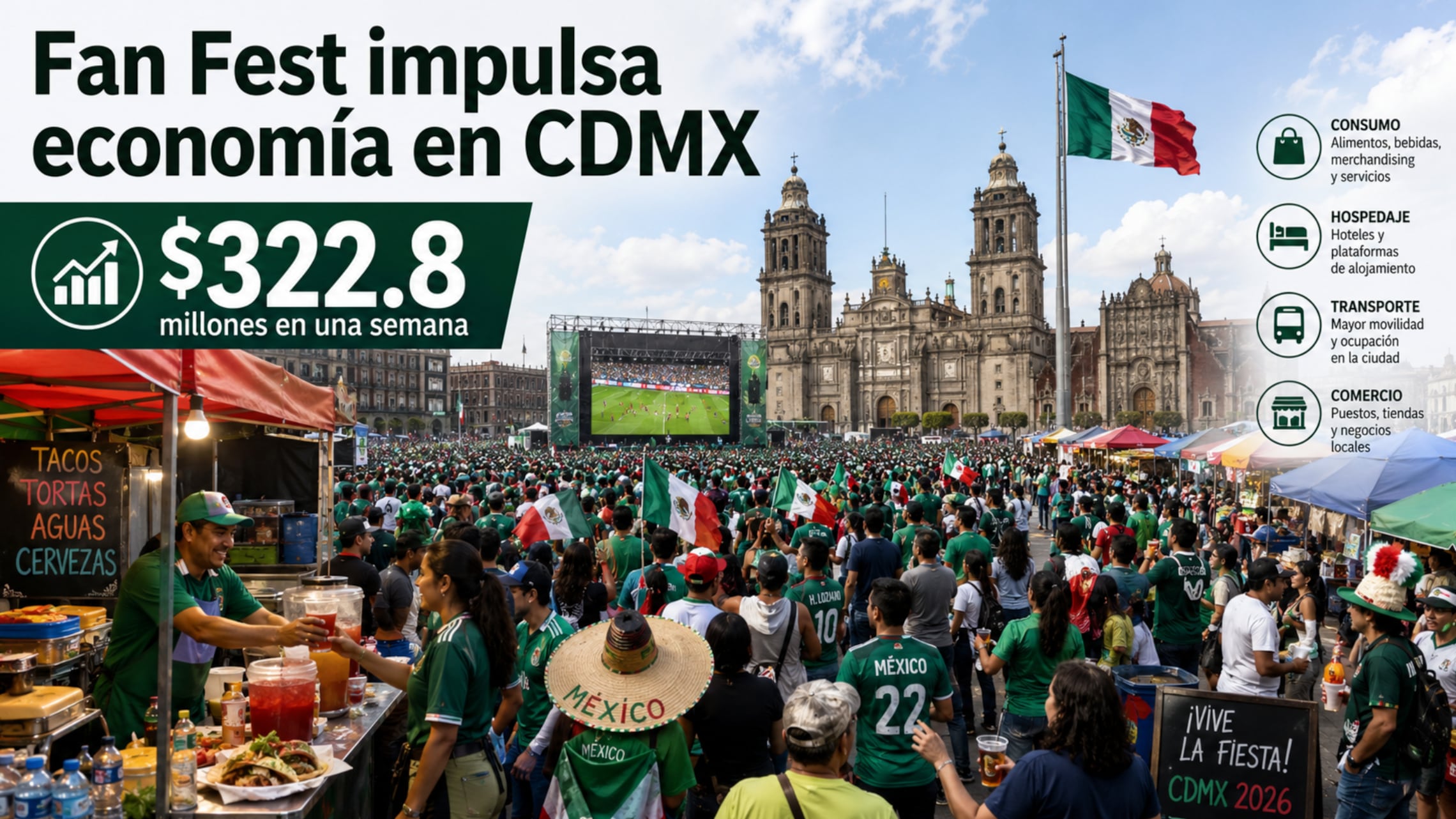 Fan Fest CDMX derrama económica