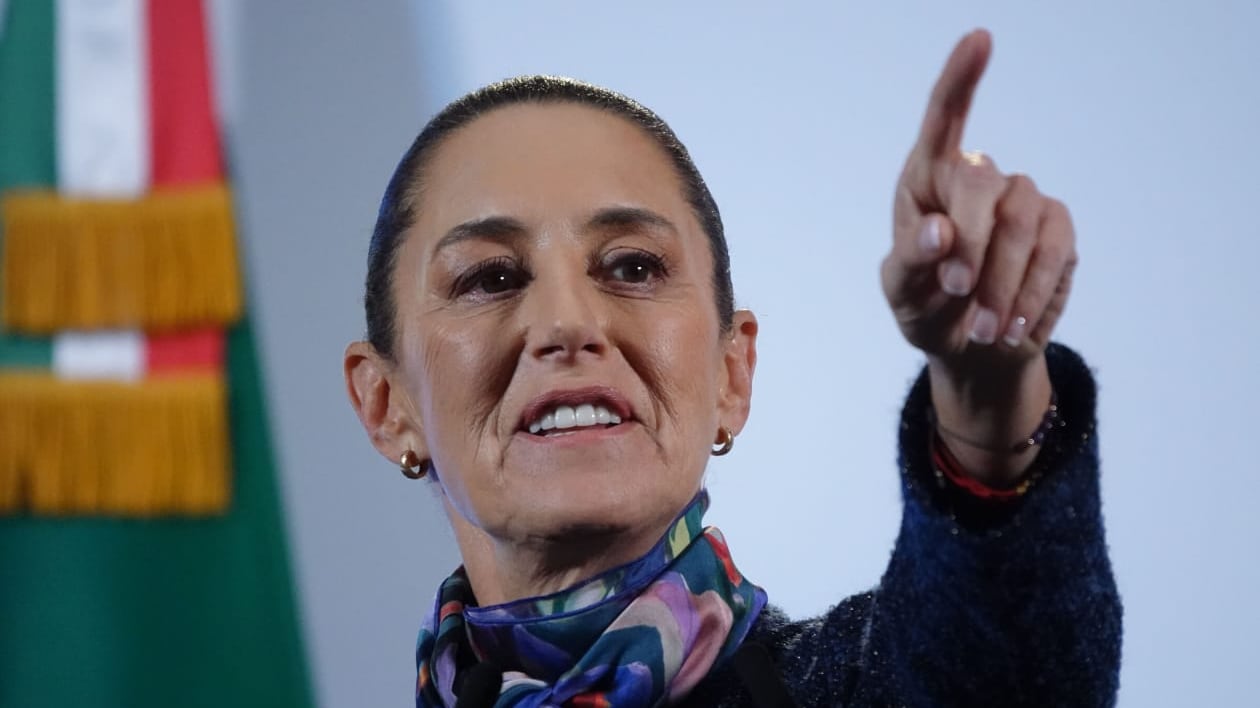 Sheinbaum visitó Nuevo León como presidenta electa el 18 de agosto.