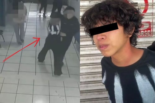 ¡No fue la policía! VIDEO muestra cómo alumnos capturaron al menor que asesinó a dos maestras en Michoacán