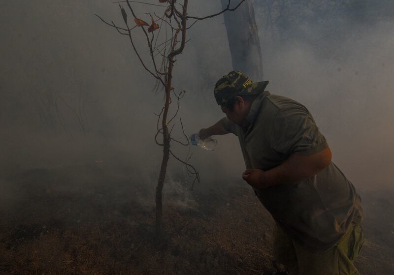 Continúan labores contra incendios forestales en Valle de Bravo