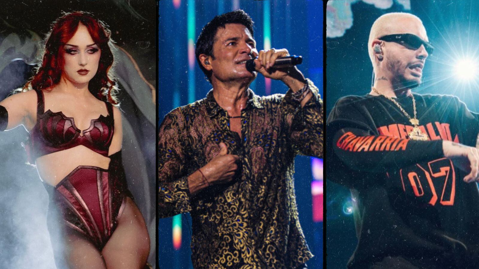 Chapell Roan, Chayanne y J Balvin