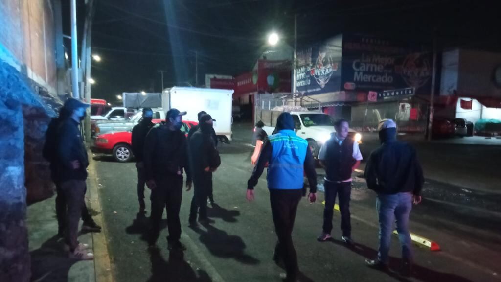 Operativo en Central de Abastos.