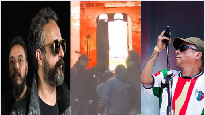 Una polémica de alto vuelo protagonizaron dos reconocidas bandas durante un show en la localidad de Peñuelas, en la Región del Coquimbo: se trata de Los Miserables y Molotov, quienes coincidían en el evento “Renace”.
Tal como quedó registrado en distintos videos grabados por testigo, el altercado terminó a los combos.
Según denunció Claudio García, voz del grupo chileno, el staff de los mexicanos habría saboteado su presentación en pleno desarrollo.