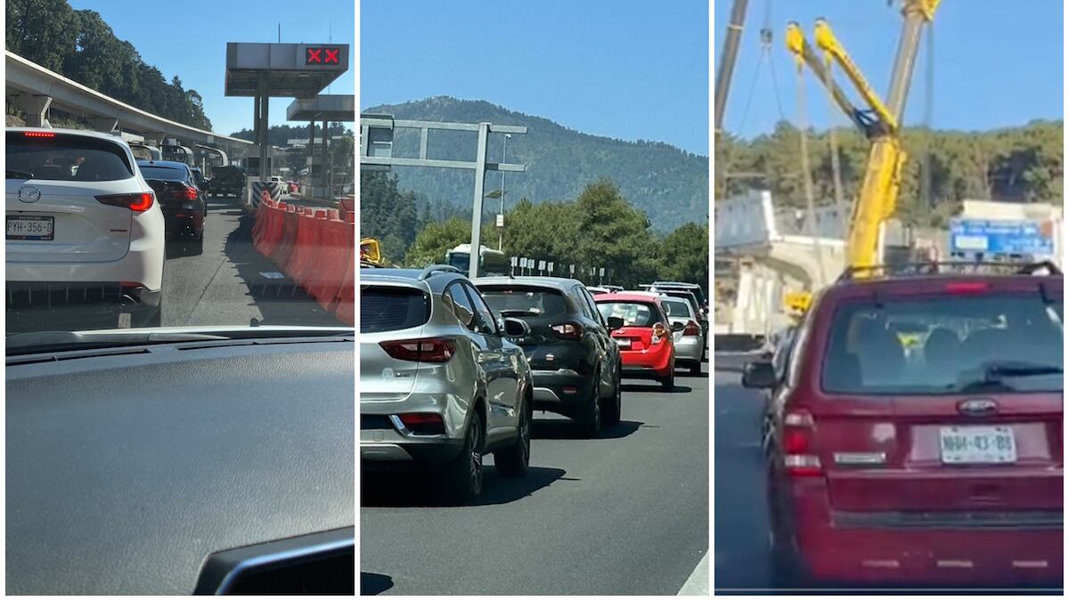 La saturación provocó tránsito desde la zona de Santa Fe. (Especial)