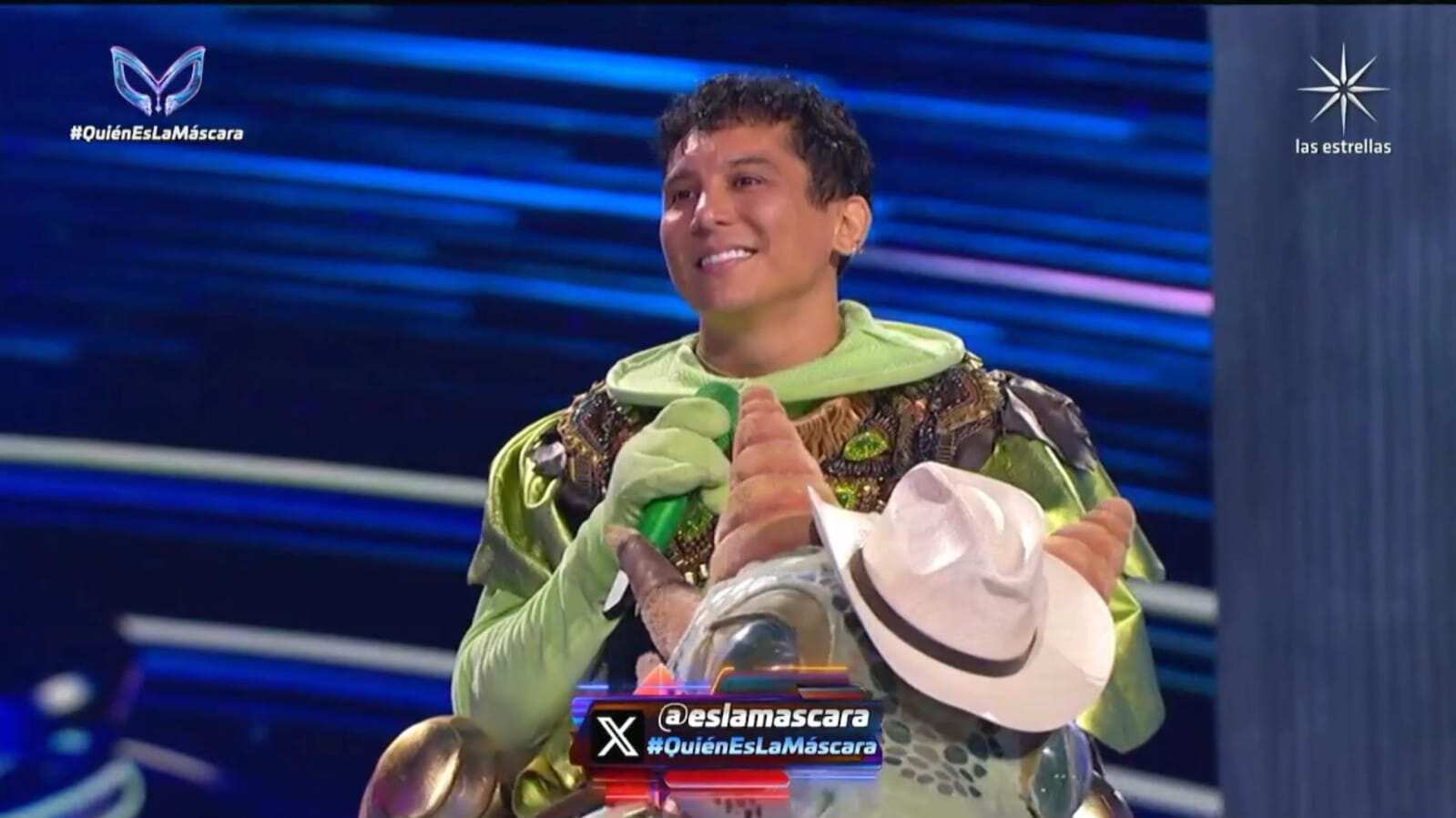 Edwin Luna resultó el segundo personaje eliminado de la noche.