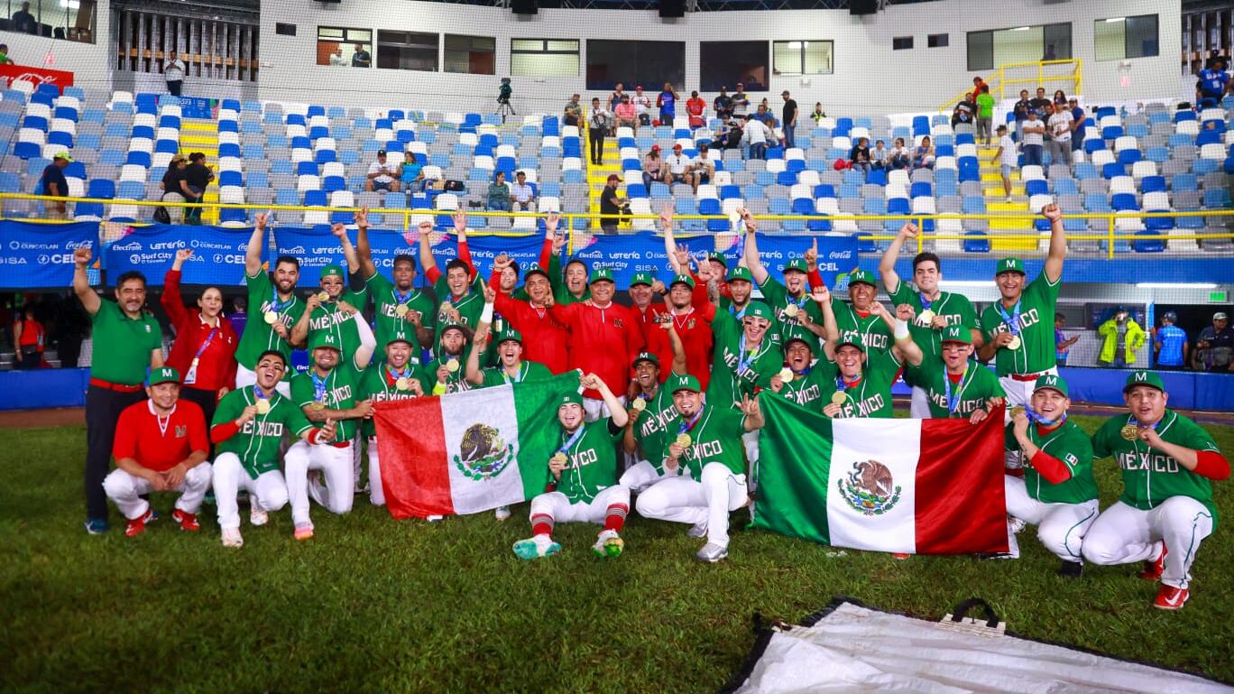 México ganó el oro centroamericano en beisbol.