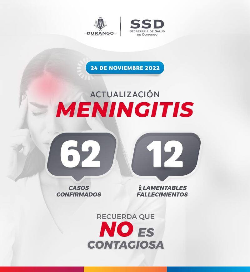 Casos de meningitis en Durango