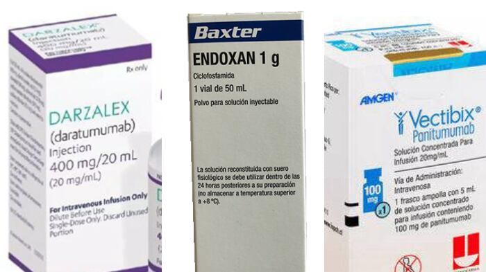 Endoxan, Darzalex y Vectibix son los medicamentos oncológicos que han presentado irregularidades.