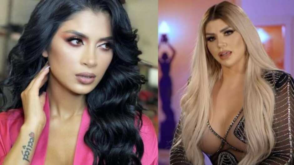 Kimberly Flores  y Mariana González  se enfrentaron.