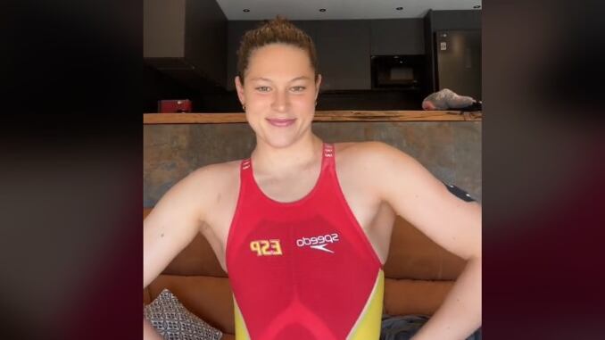 La nadadora Ángela Martínez enfrentó con buen humor la idea de meterse en el río Sena durante los Juegos Olímpicos