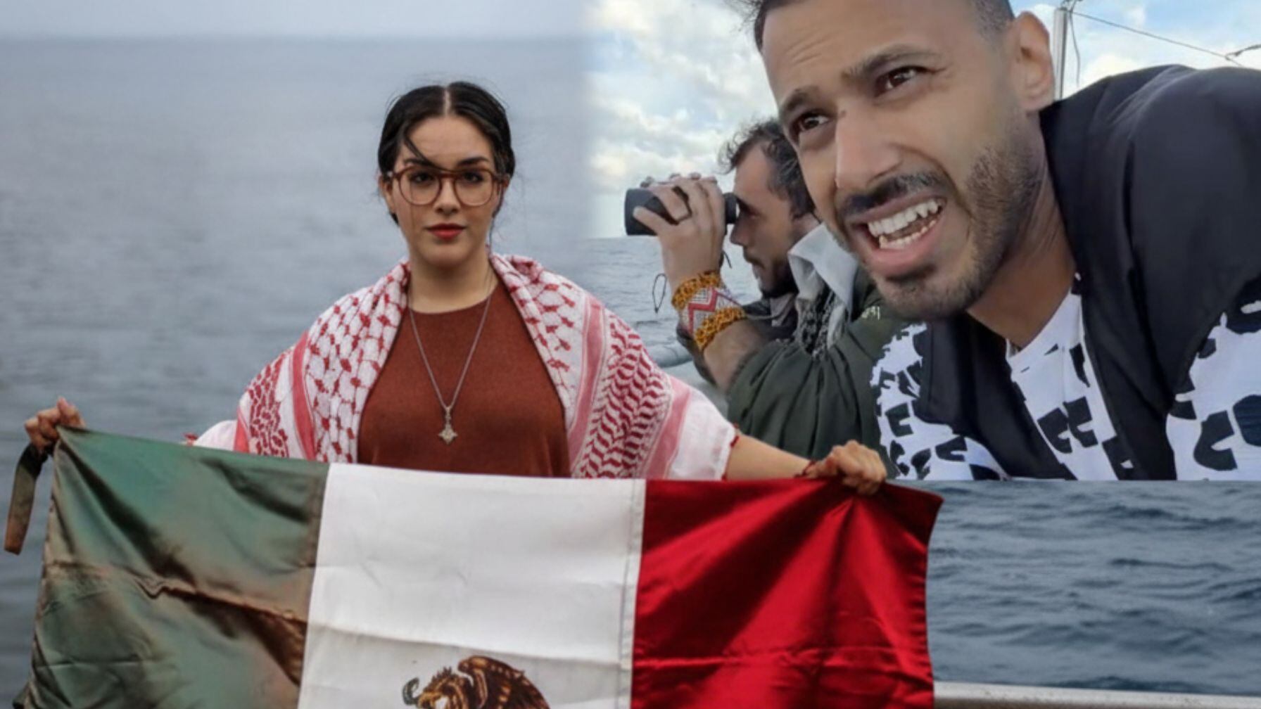 La activista Arlín Medrano asegura que el compromiso humanitario de los mexicanos en la flotilla se mantiene firme pese al caos.