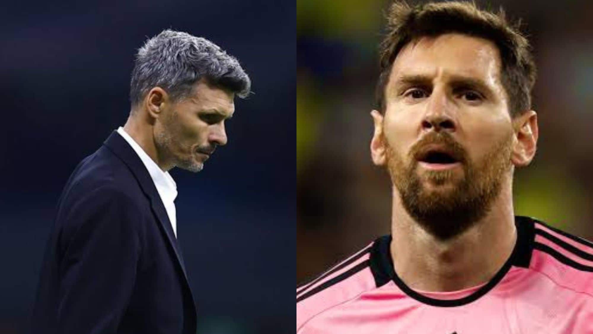 Lionel Messi y Tano Ortiz