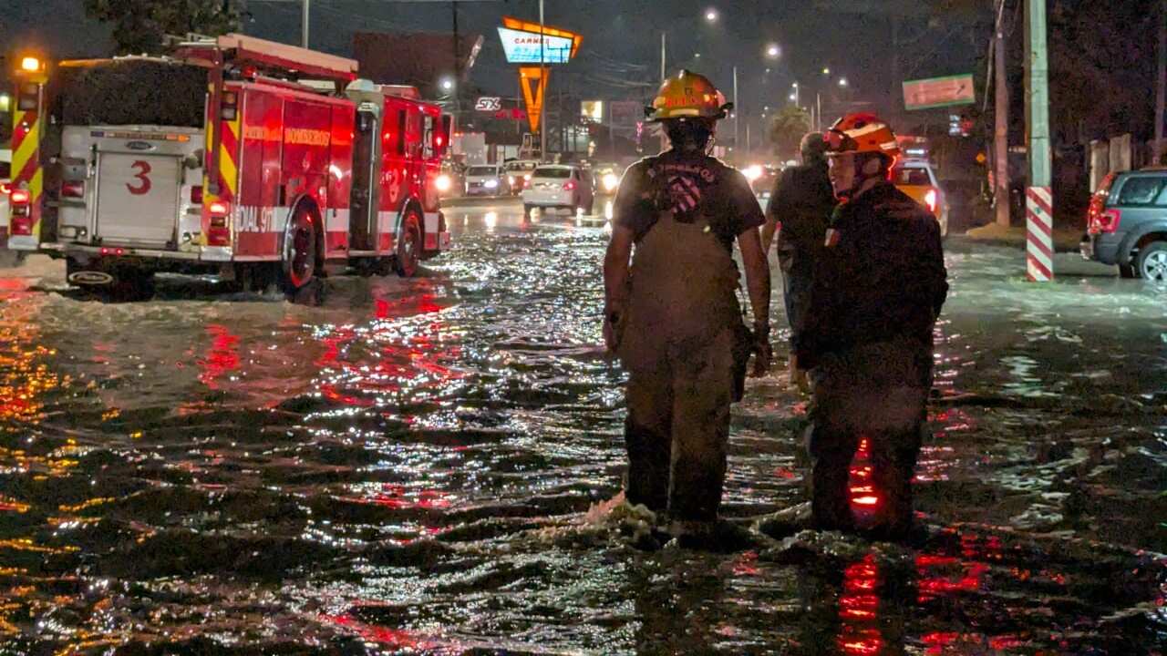 En el municipio de Guadalupe fue donde se registraron más encharcamientos.