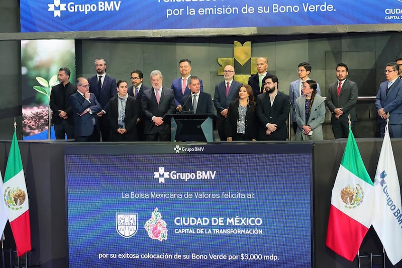 Gobierno de CDMX emite Bono Verde por 3 mil mdp para movilidad sustentable; el más grande en la historia capitalina