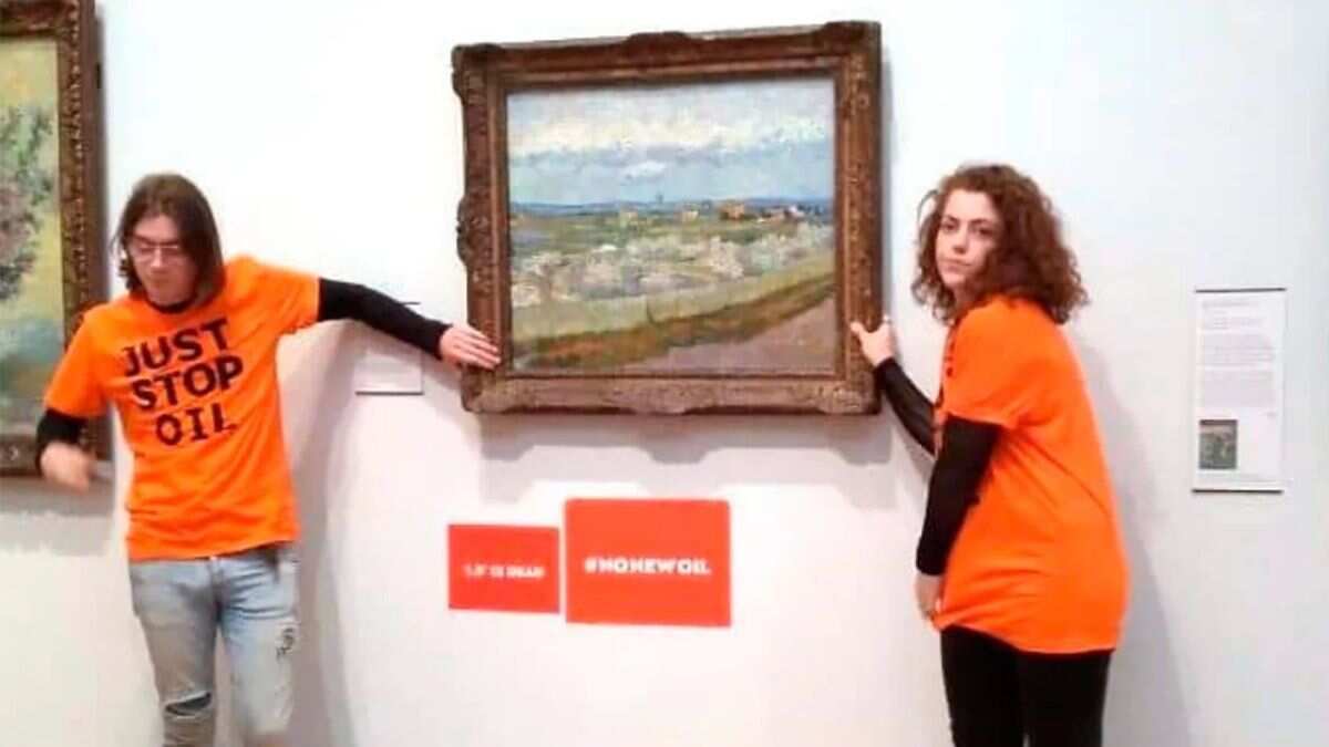 Activistas son declarados culpables por dañar cuadro de Van Gogh en Londres