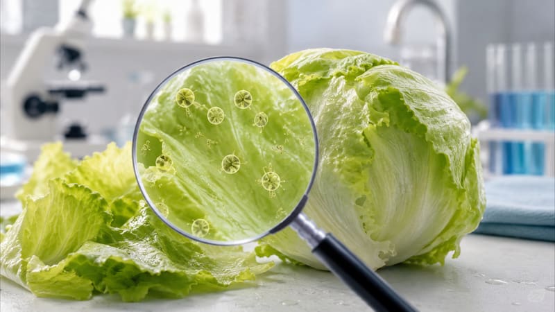 Cyclospora en lechuga