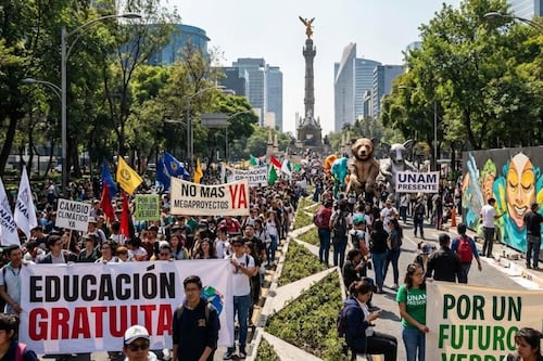 Tráfico pesado por marchas hoy lunes en CDMX; alternativas viales para el 1 de diciembre