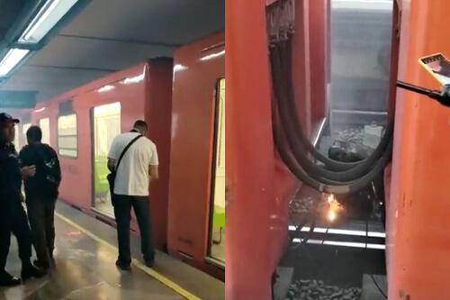 Muleta provoca corto circuito en la Línea 8 del Metro retrasando el servicio una hora