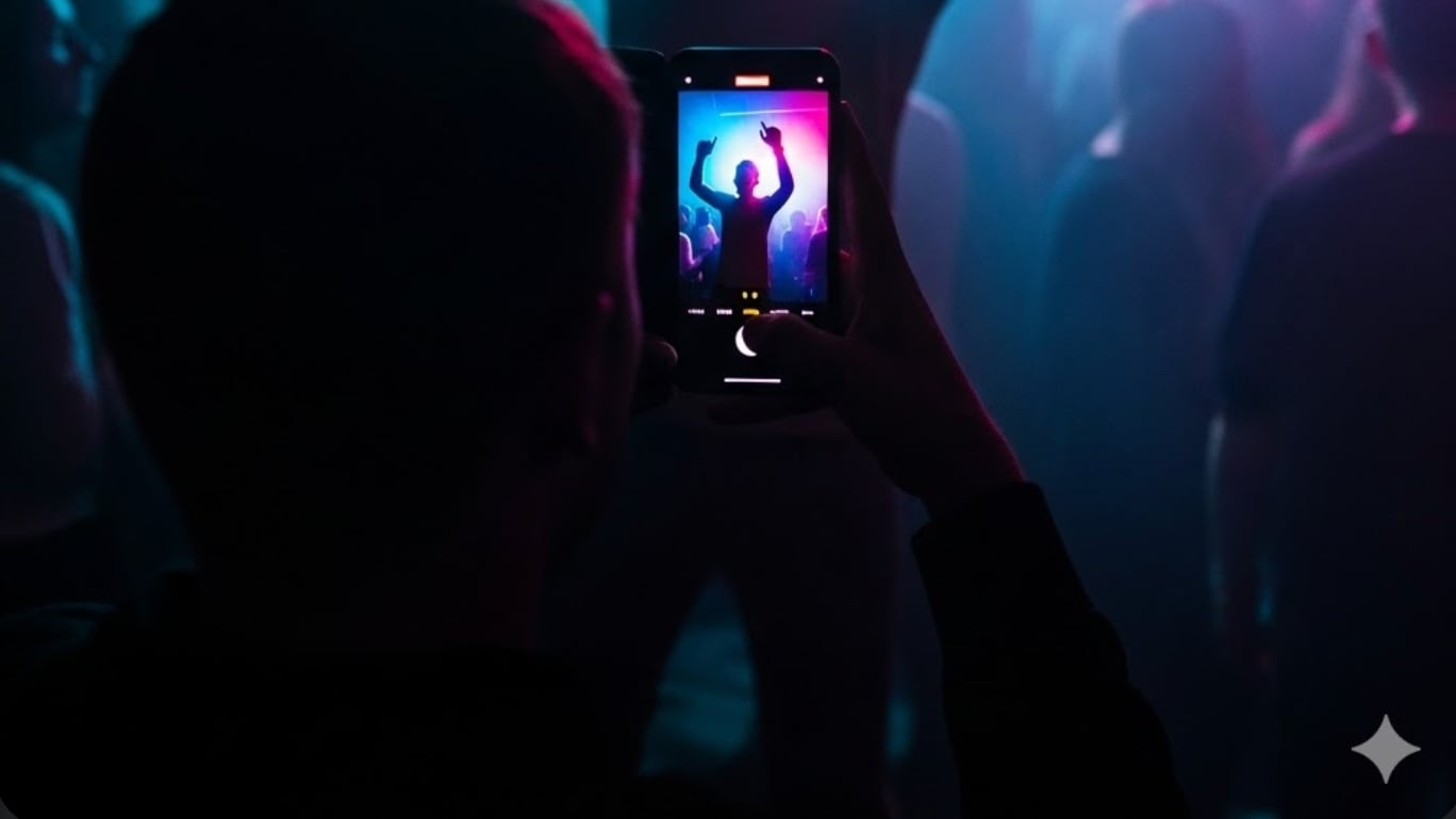 Foto tomada en antro