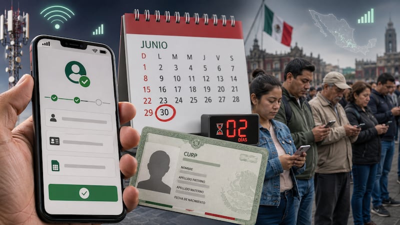 Registro celular entra en cuenta regresiva: faltan 84 millones por vincular CURP