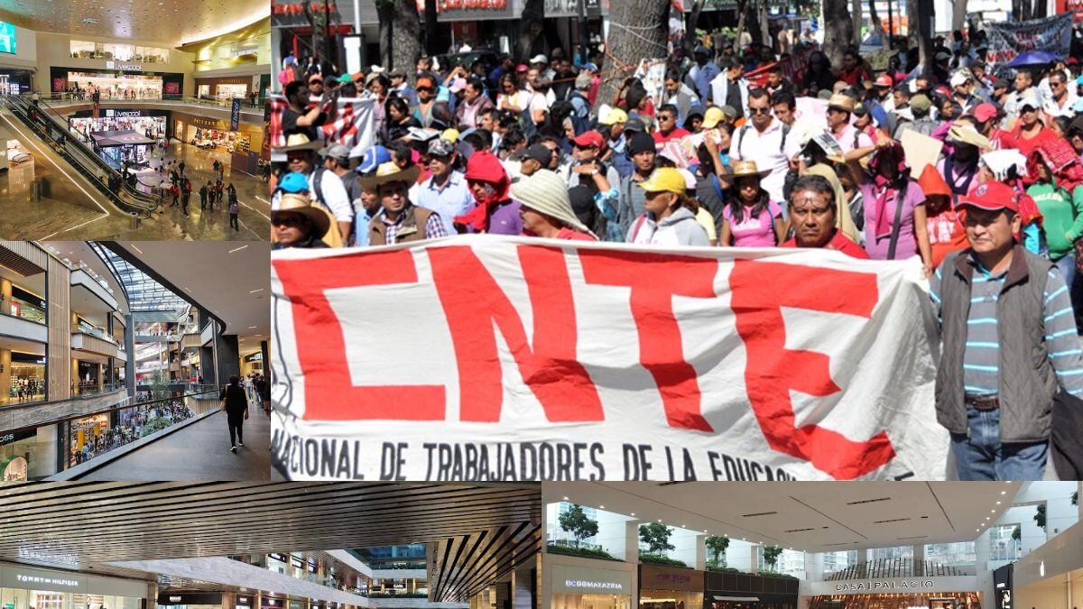 CNTE anuncia bloqueos en plazas comerciales y centros financieros hoy martes 27 de mayo en CDMX