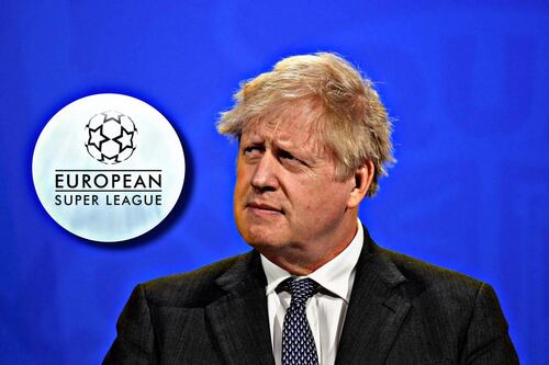 Boris Johnson no descarta tomar medidas contra la Superliga