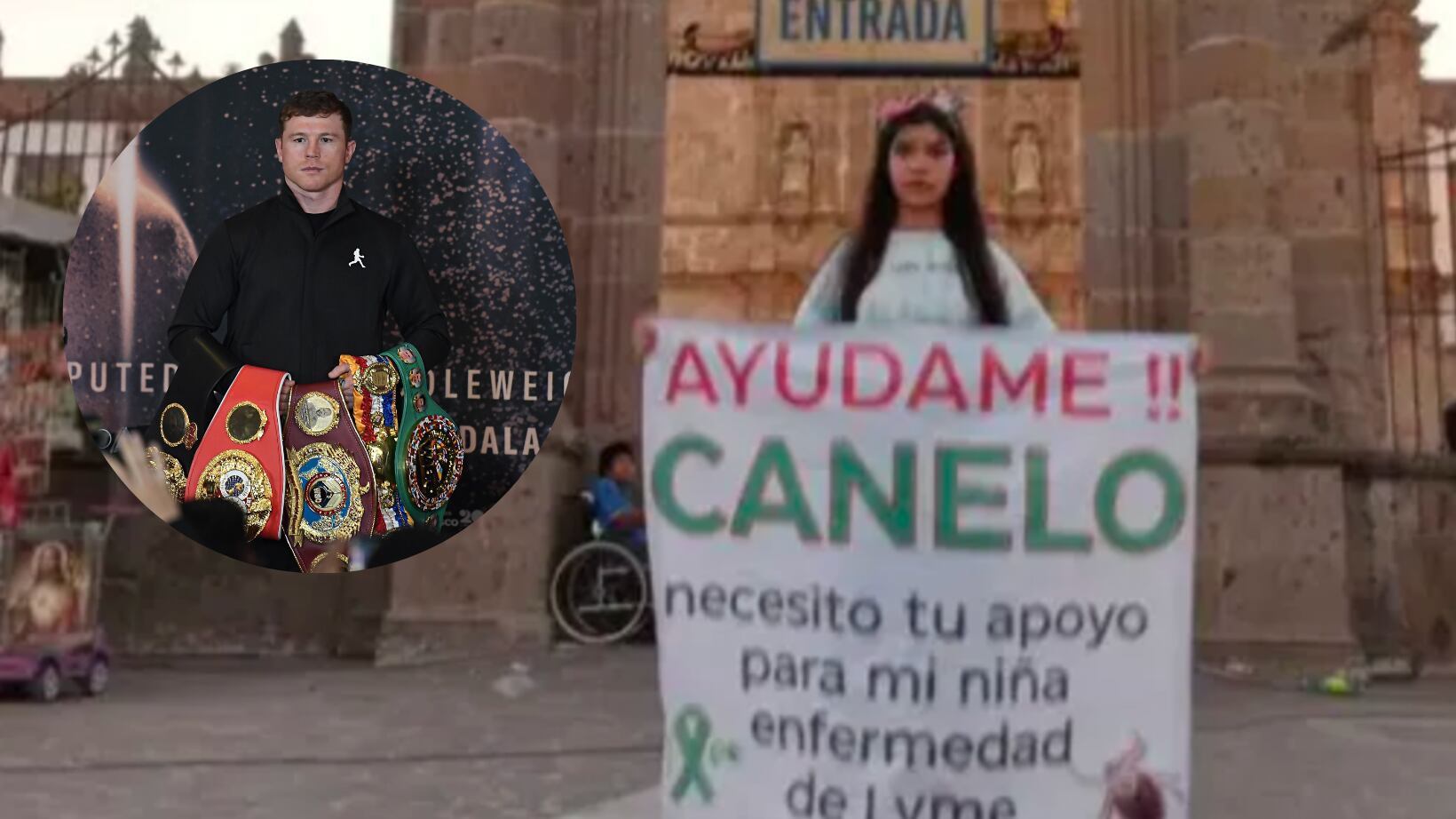 Madre pidió apoyo al Canelo para pagar tratamiento de su hija.