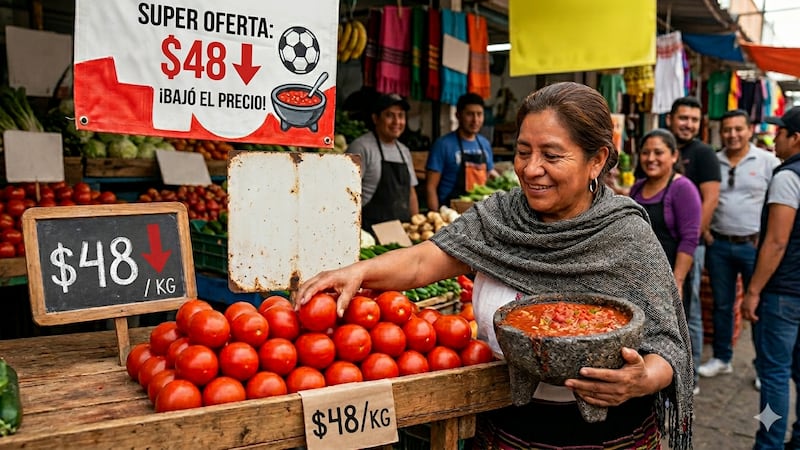 Jitomate da tregua: sí habrá salsa para el Mundial; ya bajó a 48 pesos