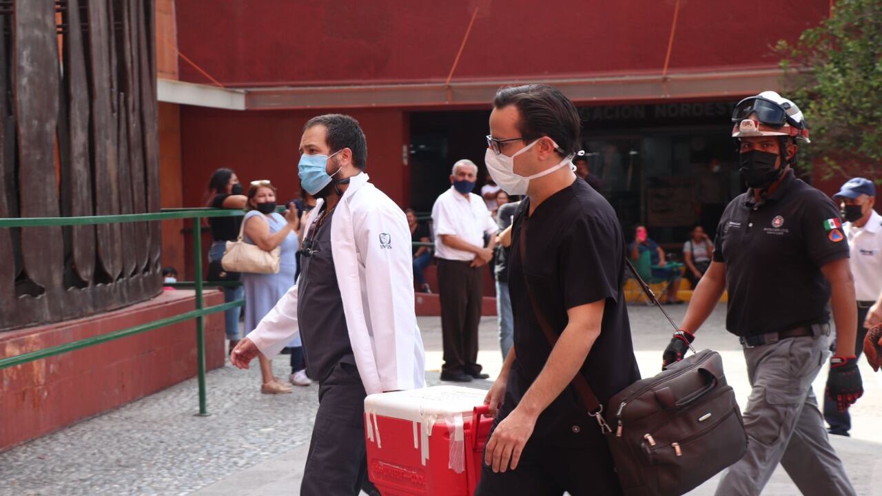 Médicos de la Clínica 34 se trasladaron temprano a Texcoco para recoger el órgano.