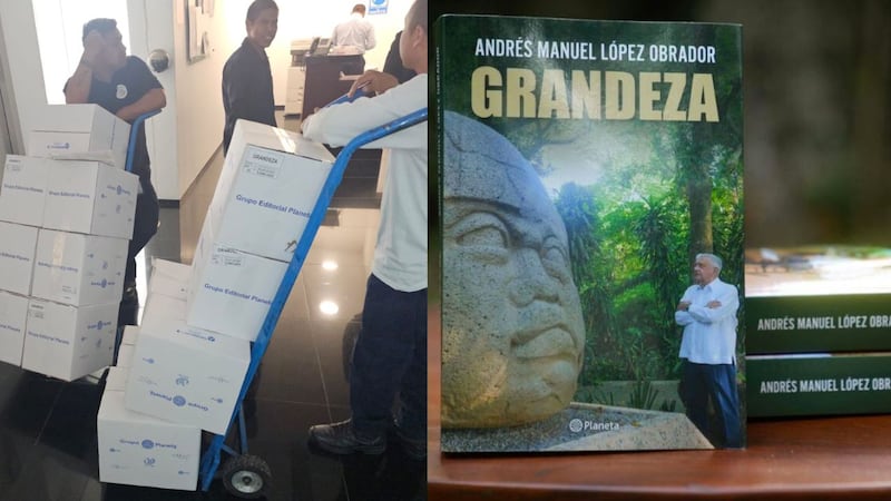 Morena compra cientos de ejemplares del libro Grandeza de AMLO para regalar en Navidad
