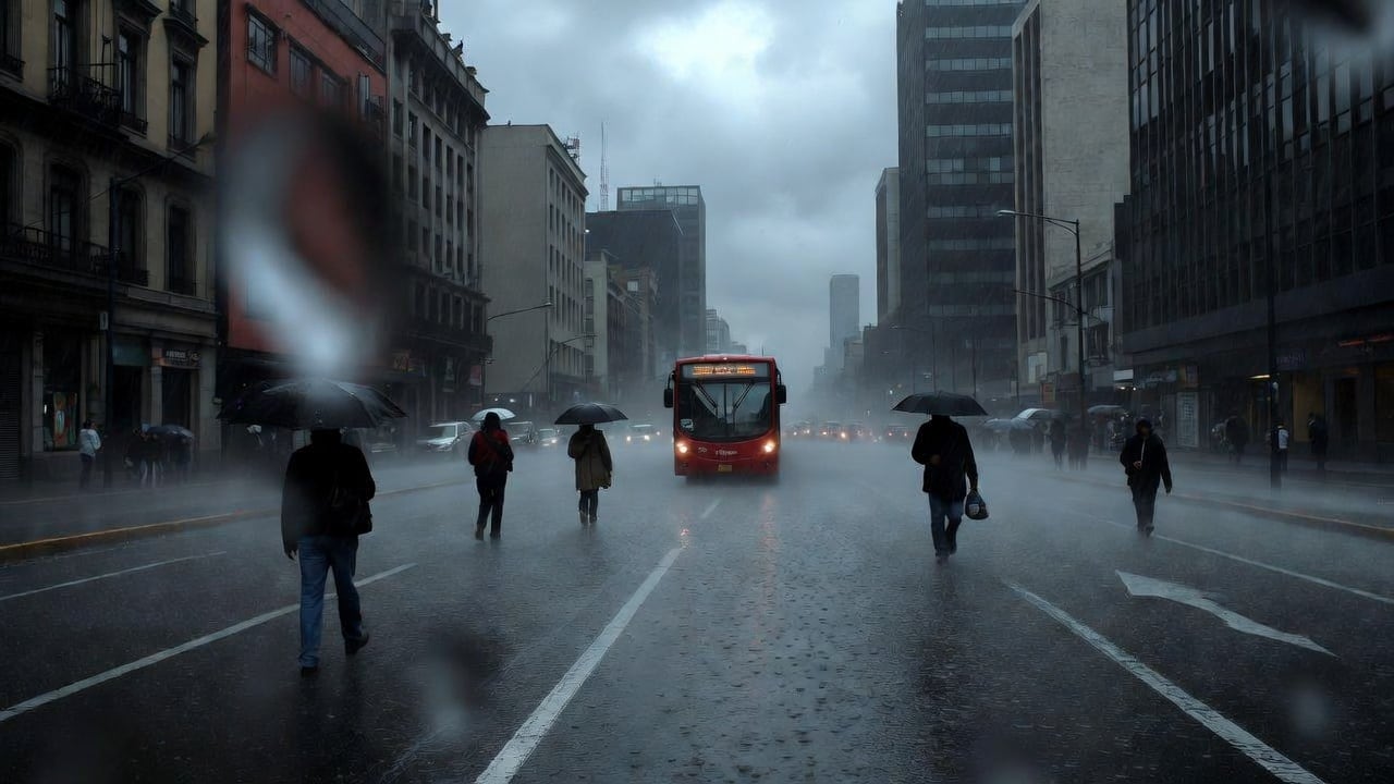 La Secretaría de Gestión Integral de Riesgos y Protección Civil pidió a la población tomar precauciones ante lluvias fuertes