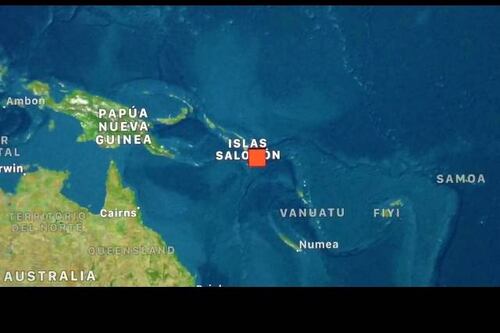 Islas Salomón: esta es la zona donde se produjo terremoto 8