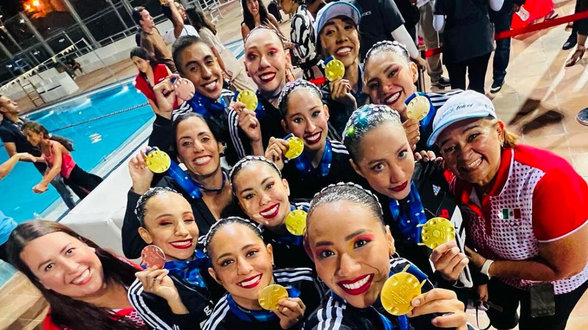 La Selección mexicana de natación artística ganó cuatro medallas de oro en el mundial de la espcialidad realizado en Soma Bay, Egipto.