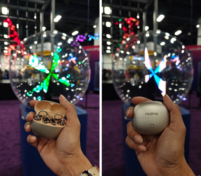 Con diseño ultraligero, resistencia IP55 y conexión multipunto, estos audífonos combinan sonido envolvente, llamadas claras y una función de traducción con IA ideal para viajes y eventos internacionales.