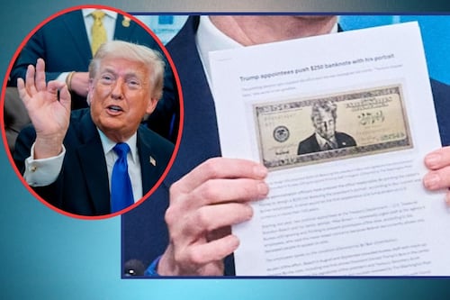 ¿Billetes de 250 dólares con la cara de Trump?, la propuesta escandaliza pero ve cuál es el motivo