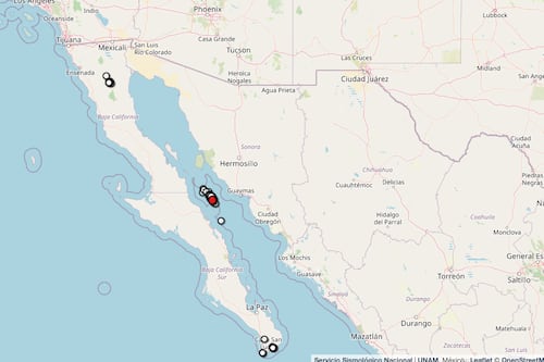 ¡Alerta por temblor! Fuerte sismo de 5.7 ocasiona varias réplicas en Baja California Sur