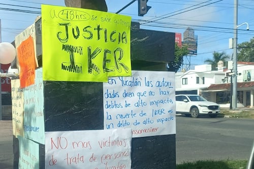 Exigen justicia para niño atropellado cuando pedía limosna en Yucatán