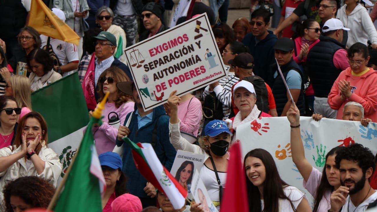 Manifestación contra la Reforma Judicial domingo 8 de septiembre.