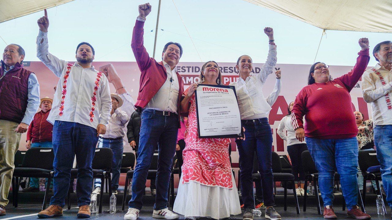 Sheinbaum-Clara-Brugada-Morena-CDMX-elecciones-precandidatas-Iztapalapa