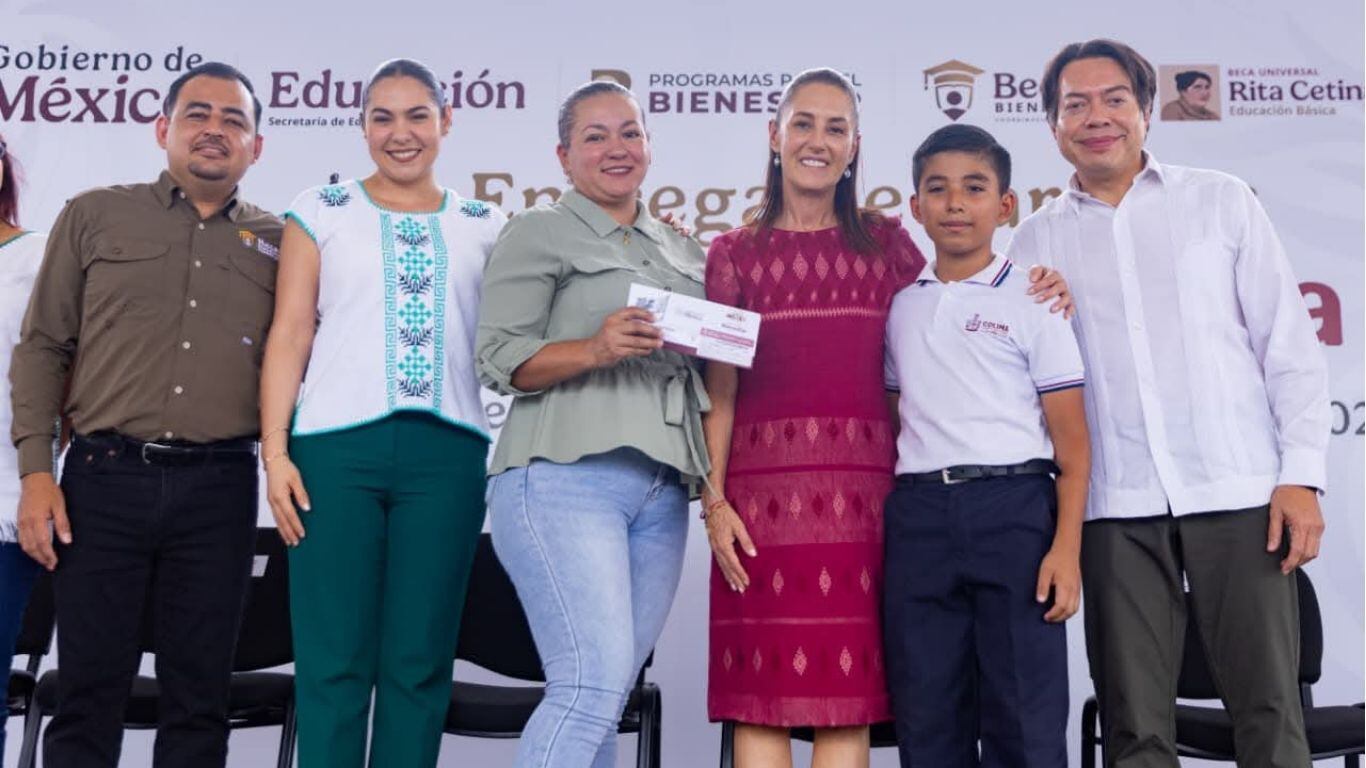 Becas para el Bienestar beneficiarán a más de 125 mil estudiantes en Colima durante 2026