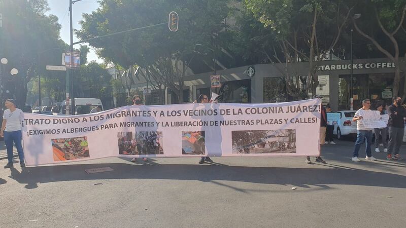 Vecinos colonia Juárez