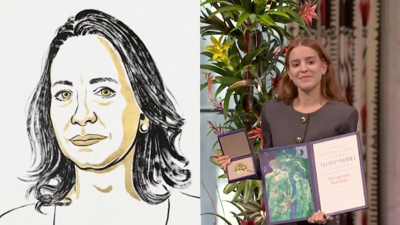 María Corina Machado gana el Premio Nobel de la Paz 2025; su hija lo recibe en Oslo