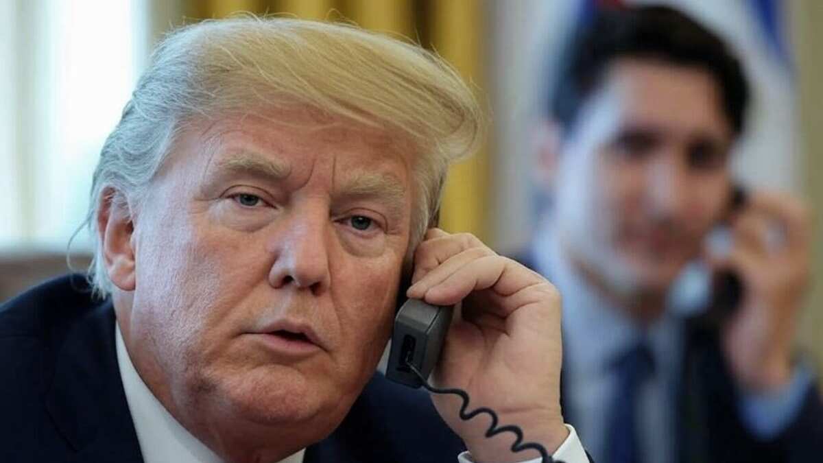 Trump y Trudeau mantienen su primera llamada telefónica tras las tensiones por aranceles