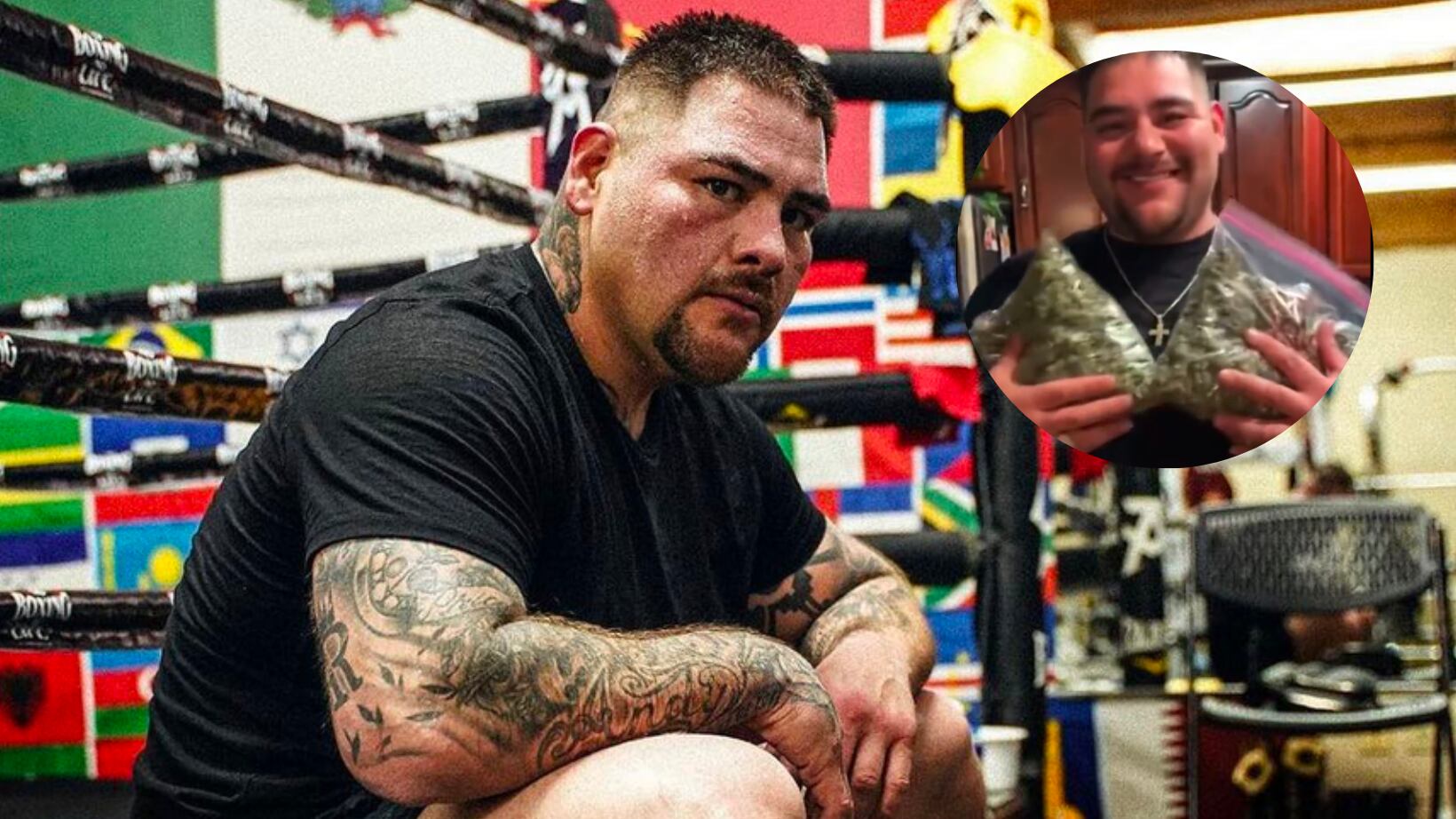 Andy Ruiz hizo una polémica publicación en su cuenta de Twitter.