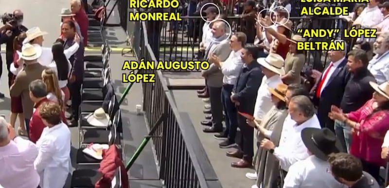 Morenista relegados a segunda fila