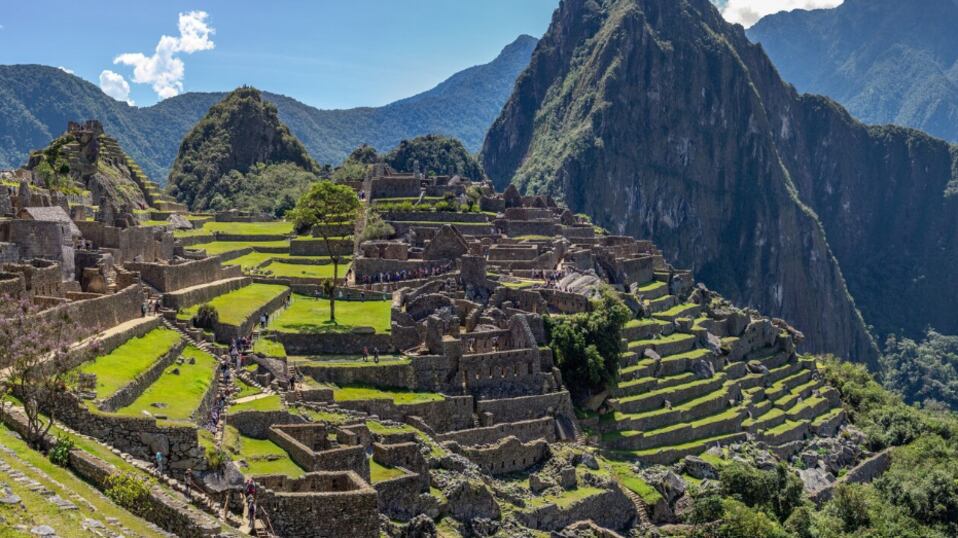 Hermosas vistas de la ciudadela Inca Machu Picchu