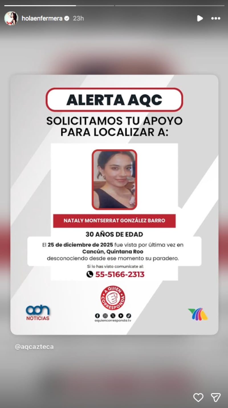 Ficha de búsqueda de Nataly