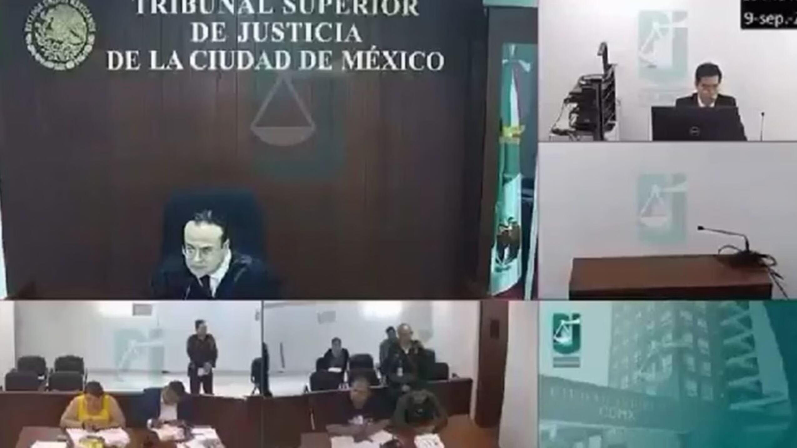 exhiben a jueces en audiencias